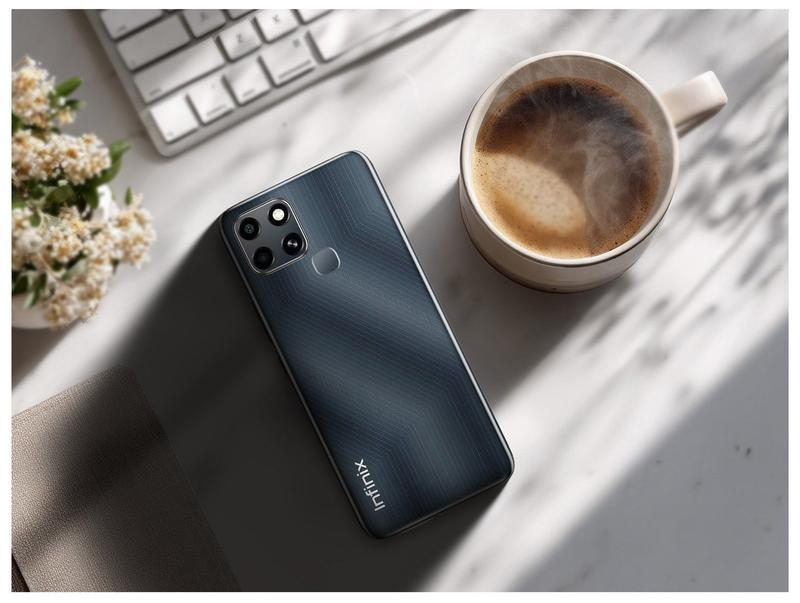 Smartphone Infinix Smart 6 64GB Preto 4G 2GB RAM 6,52” Câm. Dupla